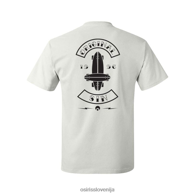 original sin žepna majica uniseks bela FHZ2833 Osiris majica s kratkimi rokavi
